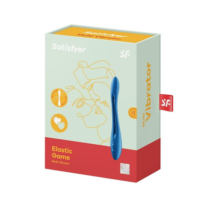 Wibrator dla par podwójny satisfyer elastic game